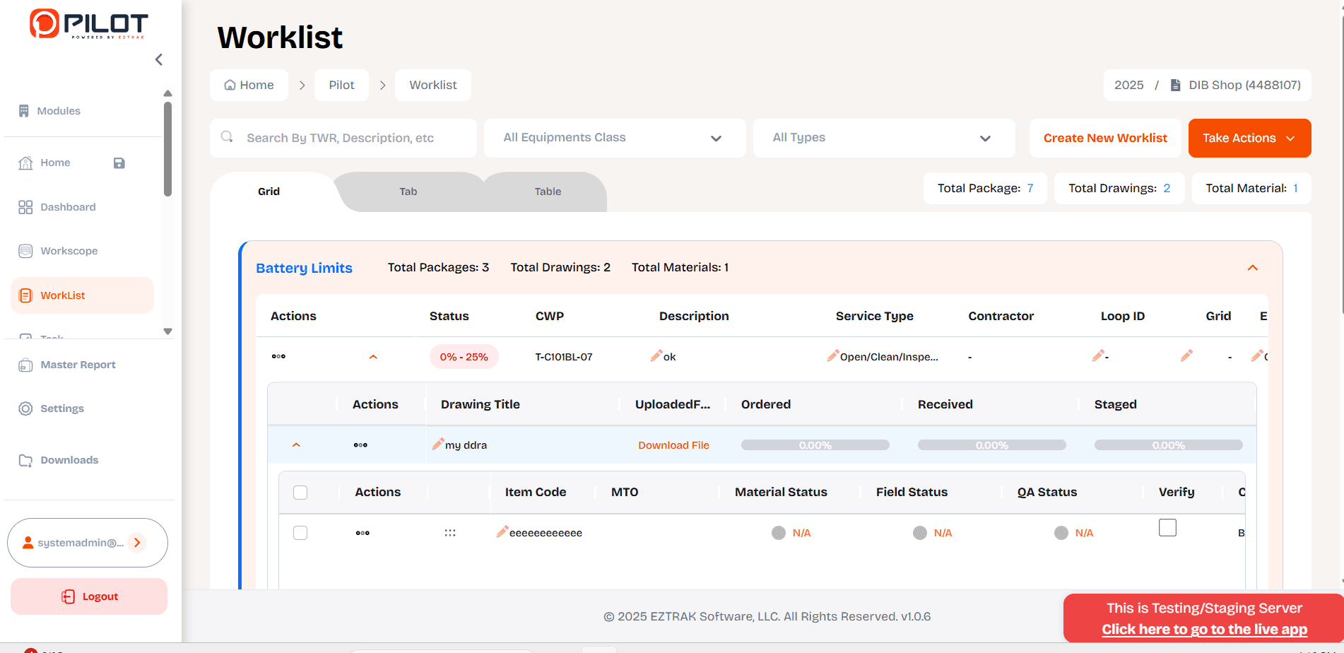 Eztrak enterprise web platform